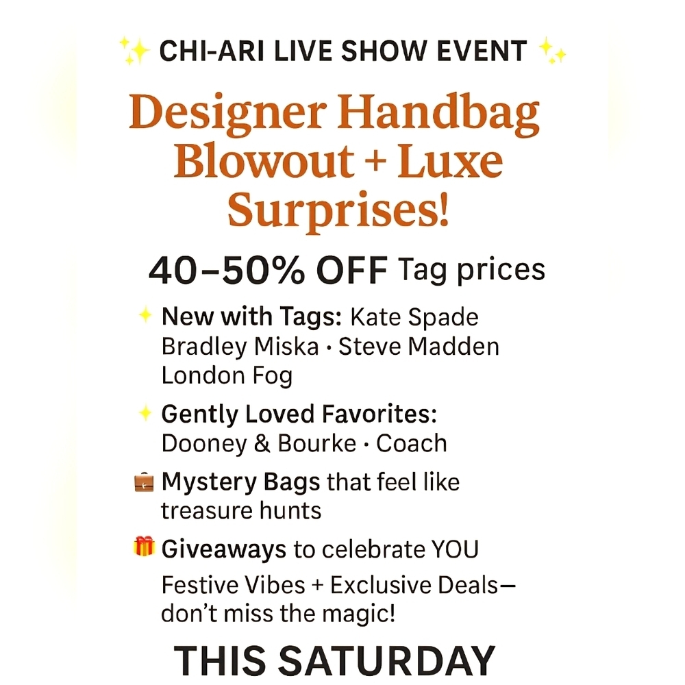 Designer Handbag Blowout Prices Have Been Dropped